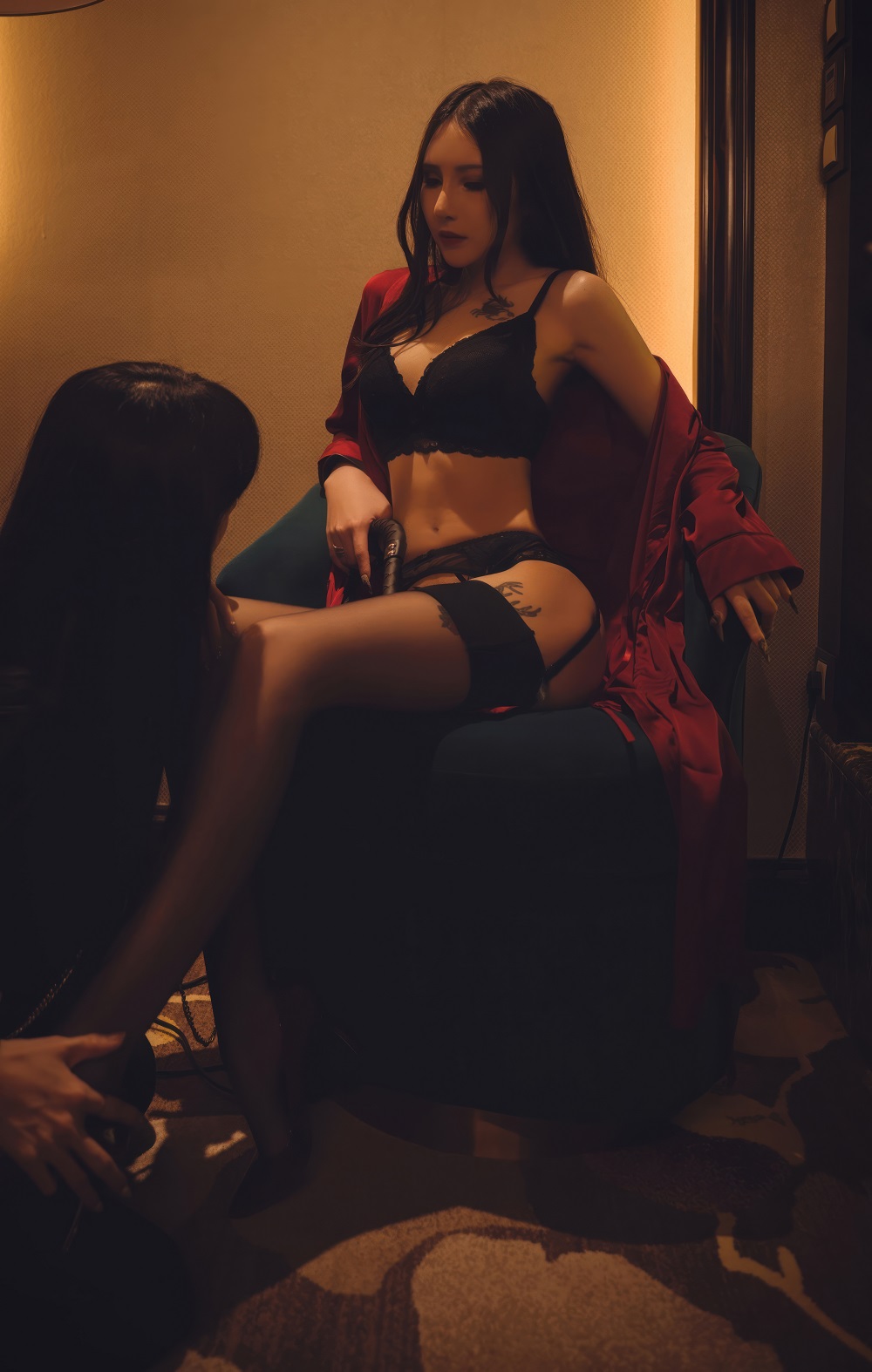 vams子-暗夜女王[55P] COS网红博主 预览1图