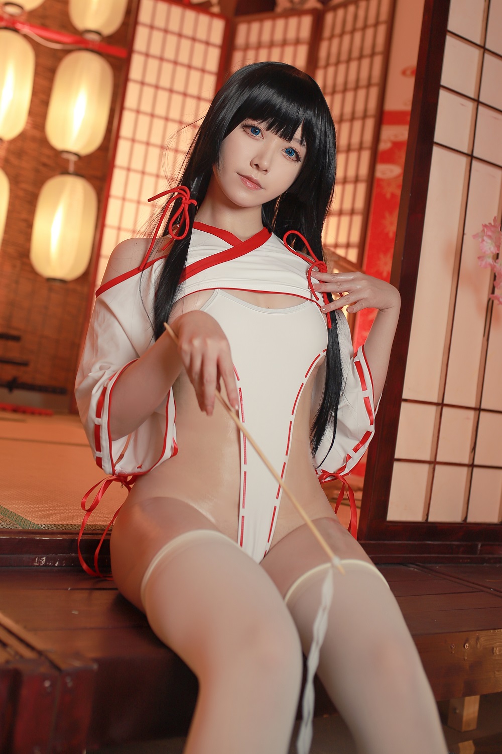 Asagiriai朝雾爱-神社巫女[31P] COS网红博主 预览1图