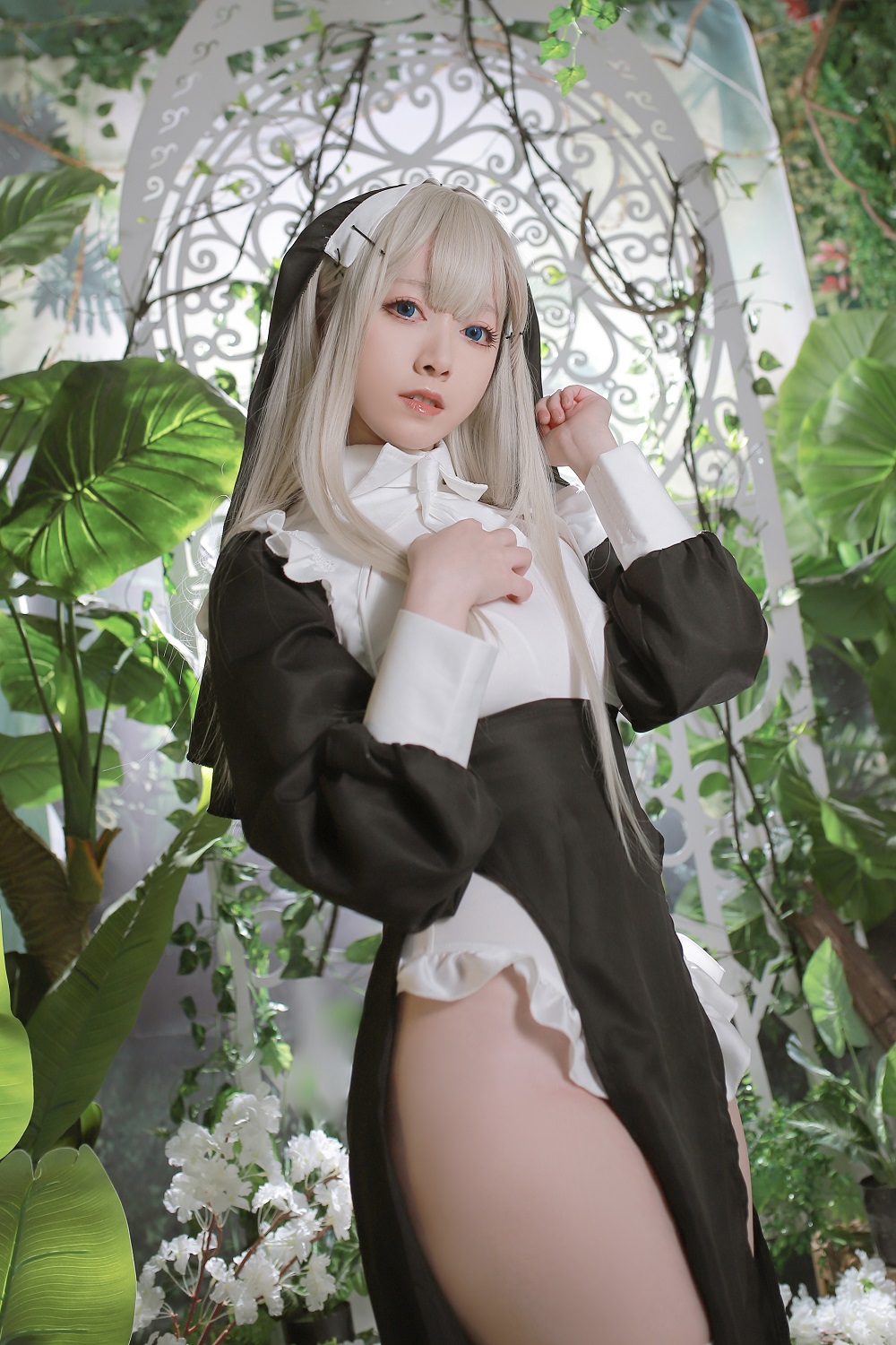 Asagiriai朝雾爱-祈祷修女[56P] COS网红博主 预览1图
