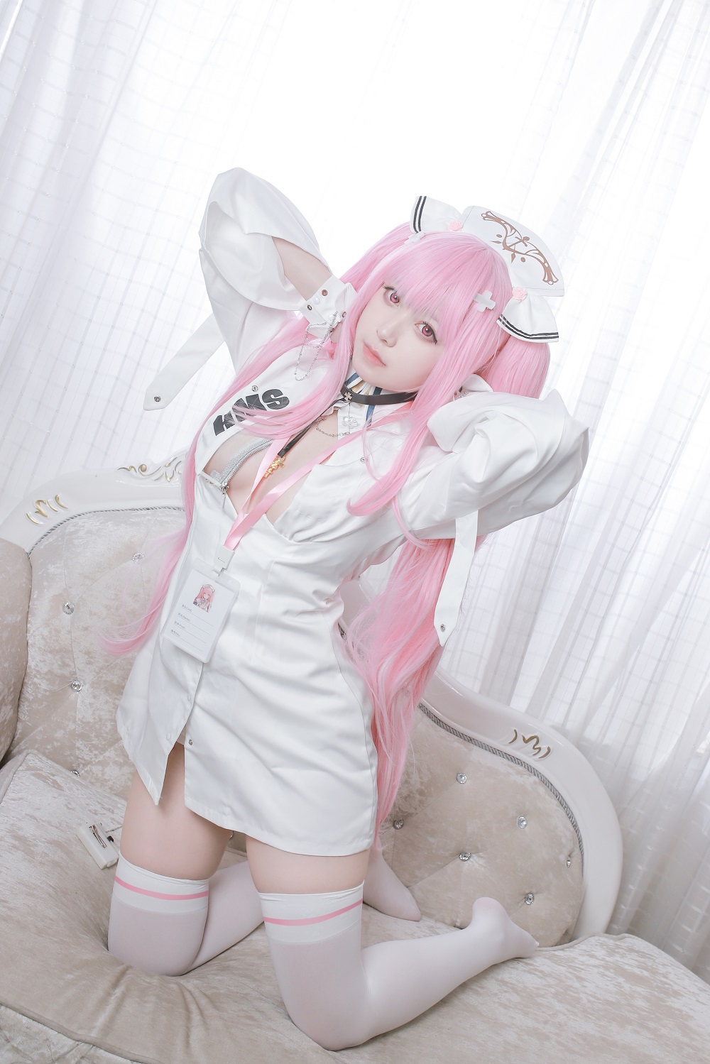 Asagiriai朝雾爱-碧蓝航线-英仙座护士服[20P] COS网红博主 预览1图