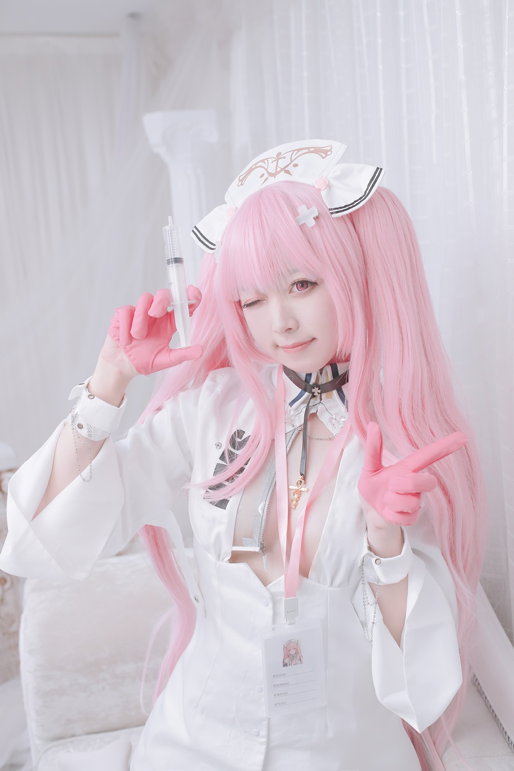 Asagiriai朝雾爱-碧蓝航线-英仙座护士服[20P] COS网红博主 预览2图