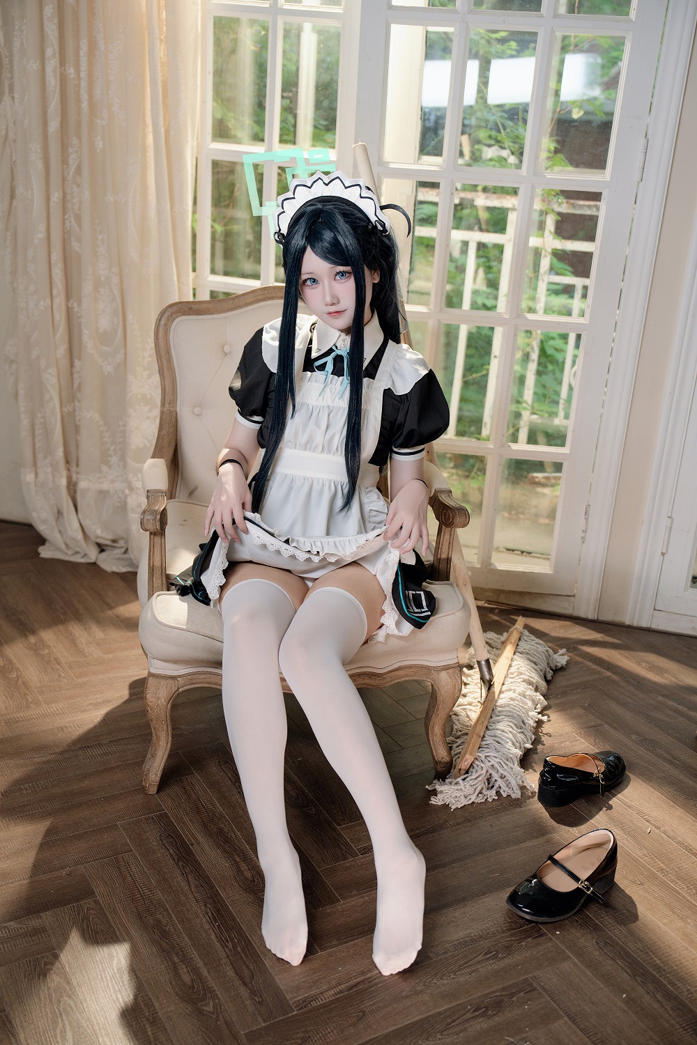 lunananya-蔚蓝档案-天童爱丽丝女仆装[24P] COS网红博主 预览2图