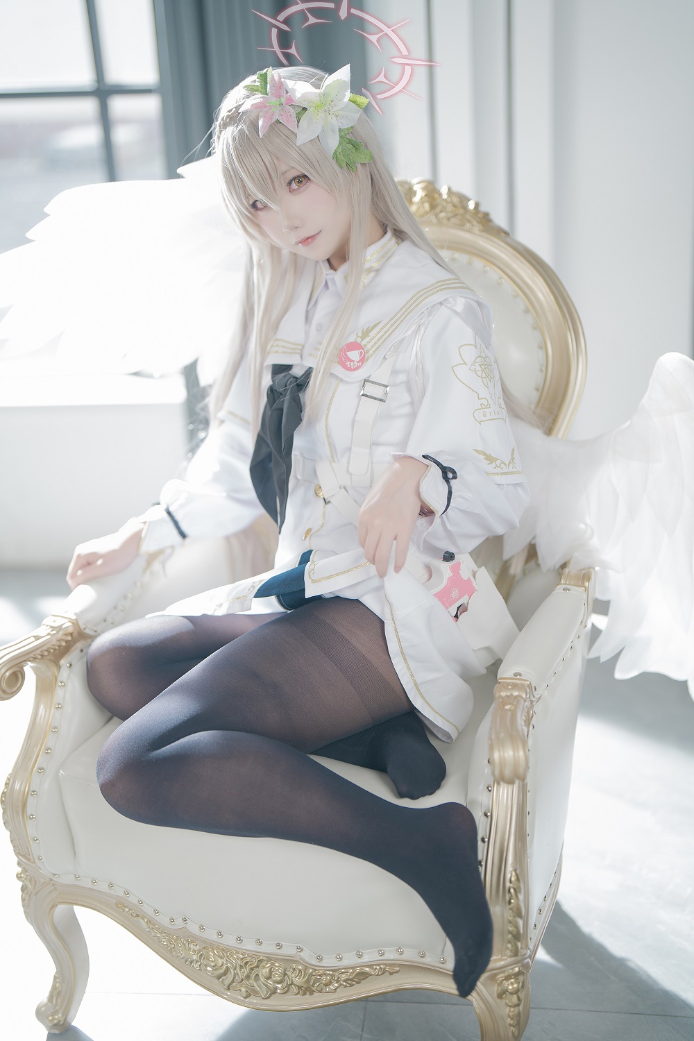 lunananya-蔚蓝档案-桐藤渚[22P] COS网红博主 预览1图