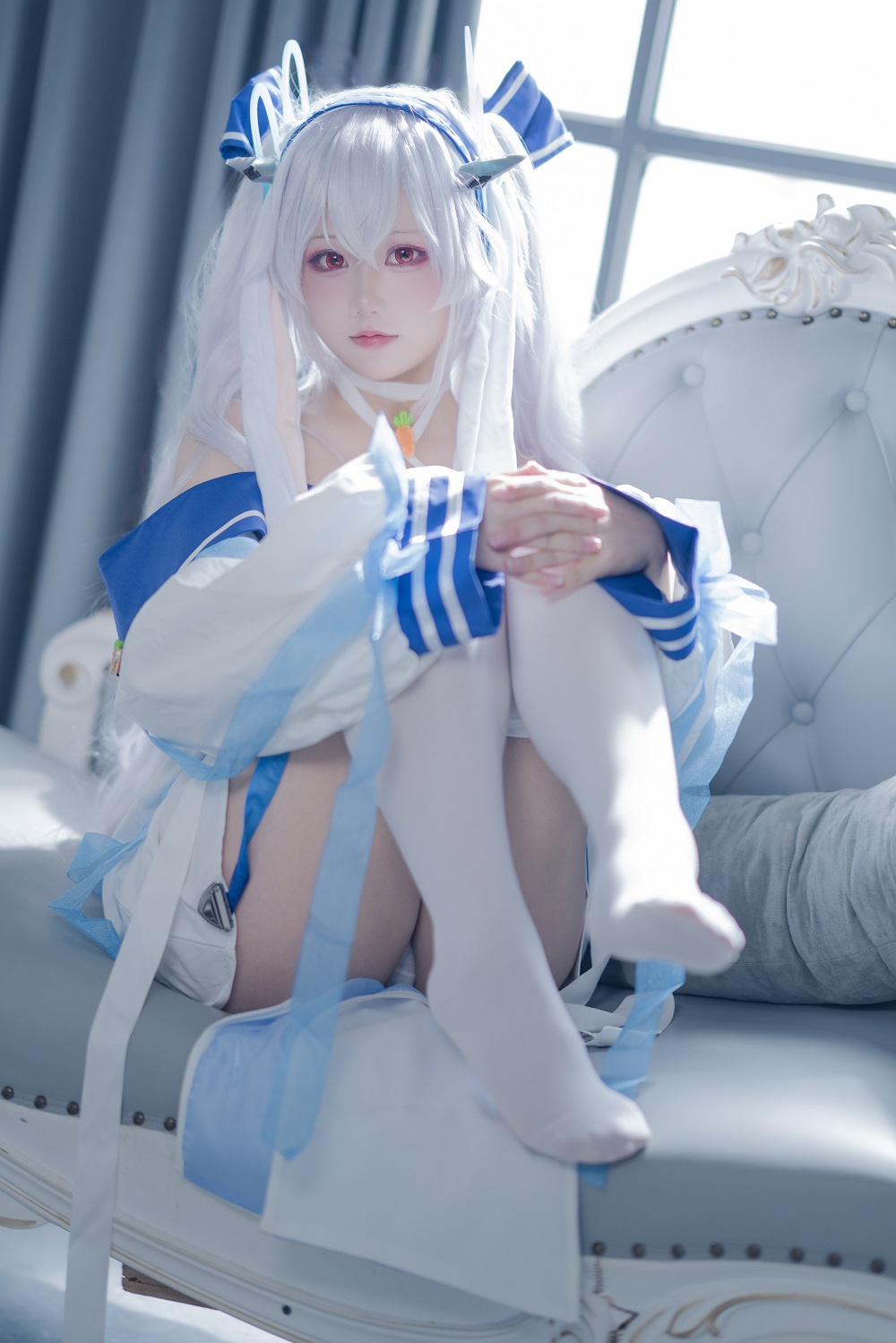 lunananya-碧蓝航线-拉菲II[31P] COS网红博主 预览2图