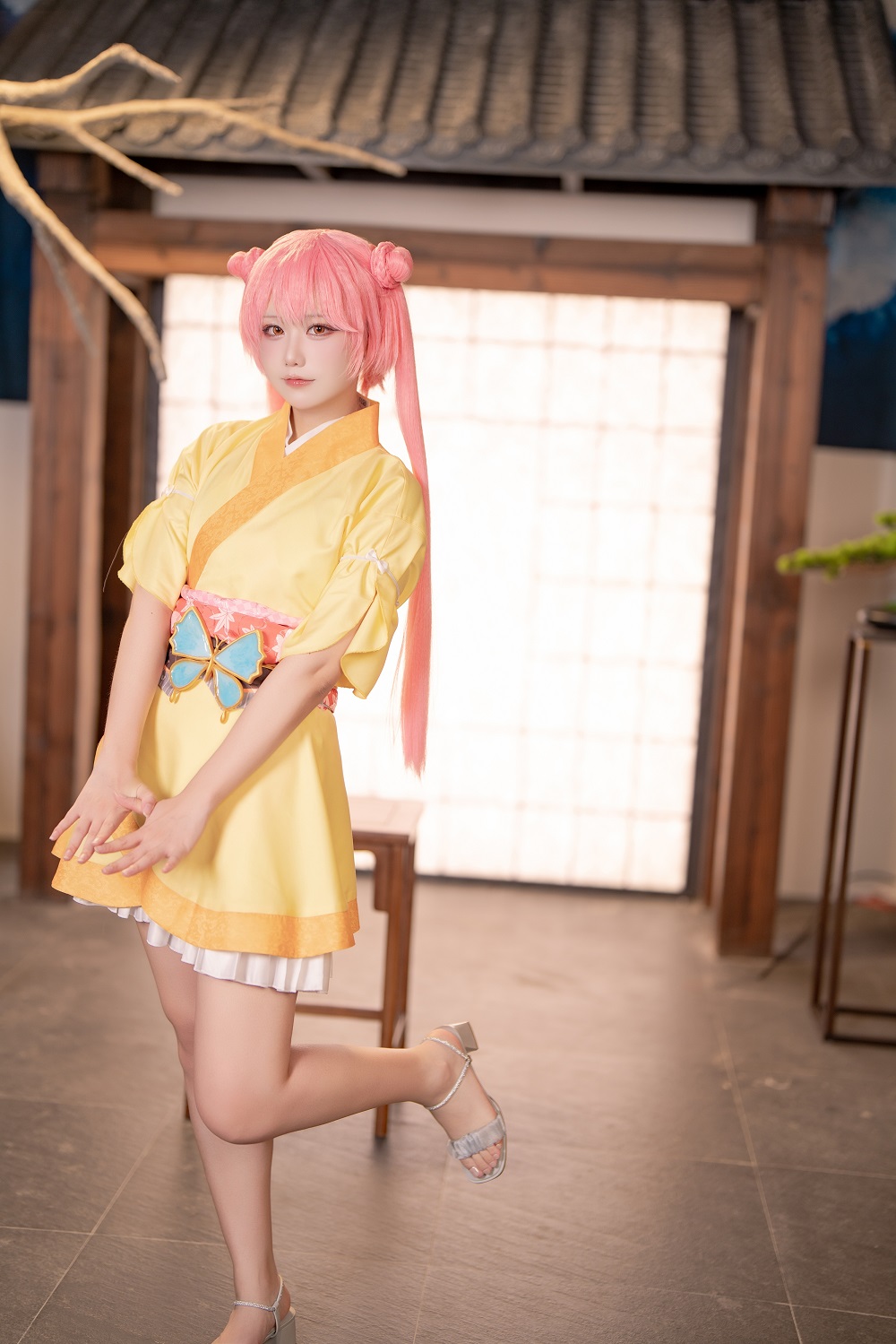 lunananya-千恋万花-鞍马小春·和服浴衣[30P] COS网红博主 预览1图