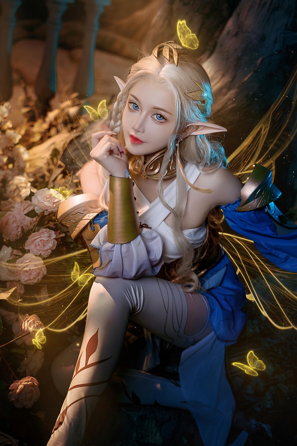 露兒大魔王-王者荣耀-艾琳[14P] COS网红博主 预览1图