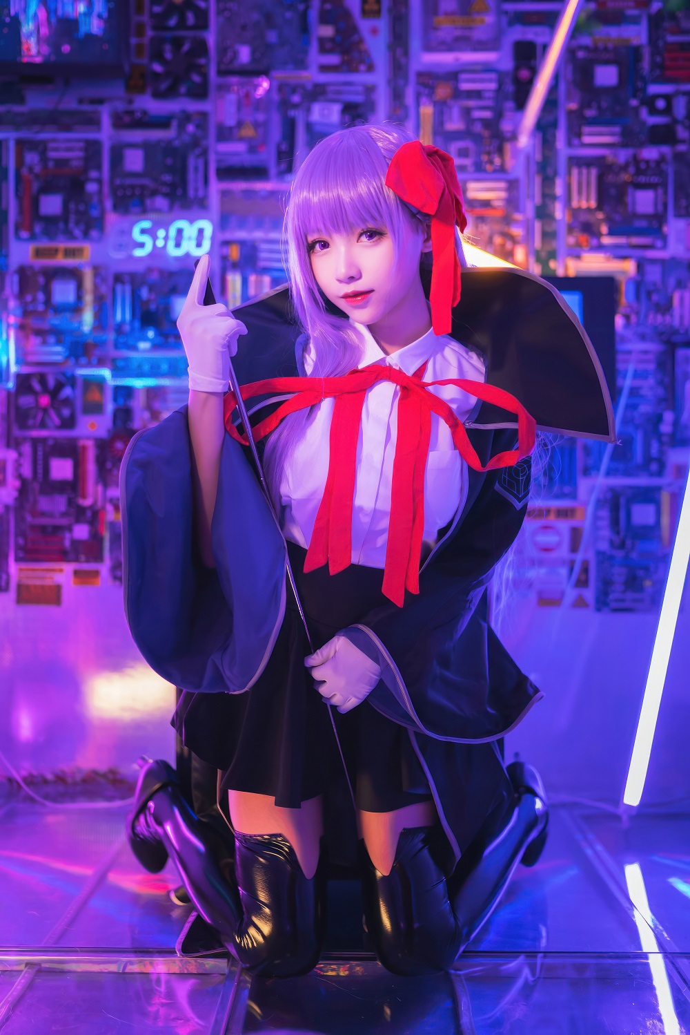 大大卷卷小卷-FGO-BB制服[11P] COS网红博主 预览2图