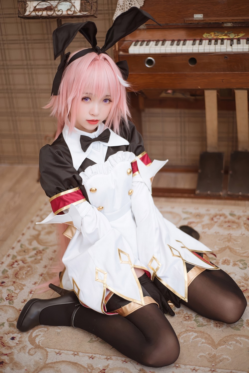 大大卷卷小卷-FGO-阿斯托尔福女仆[17P] COS网红博主 预览1图