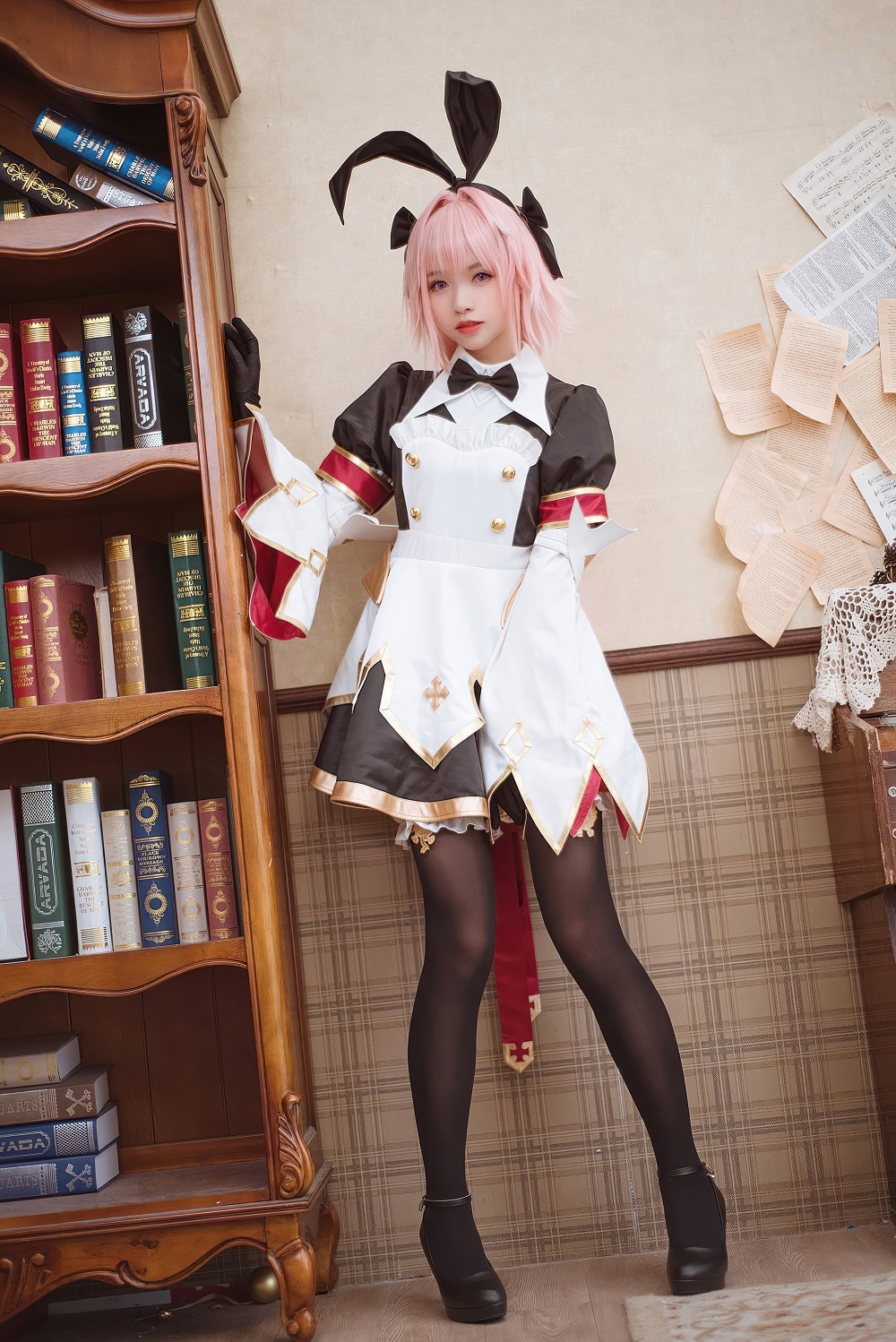 大大卷卷小卷-FGO-阿斯托尔福女仆[17P] COS网红博主 预览2图