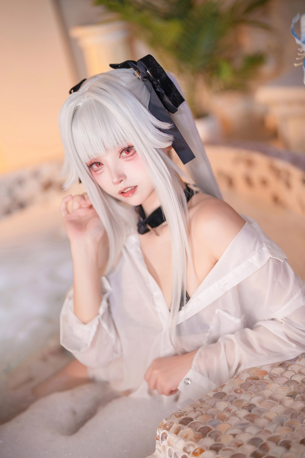 大大卷卷小卷-美少女万华镜-篝之雾枝浴池[34P+1V] COS网红博主 预览1图