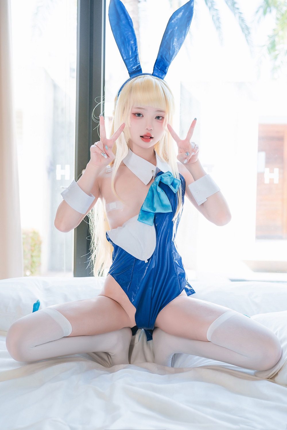 Irisuare爱莉-蔚蓝档案-飞鸟马时兔女郎[27P] COS网红博主 预览1图