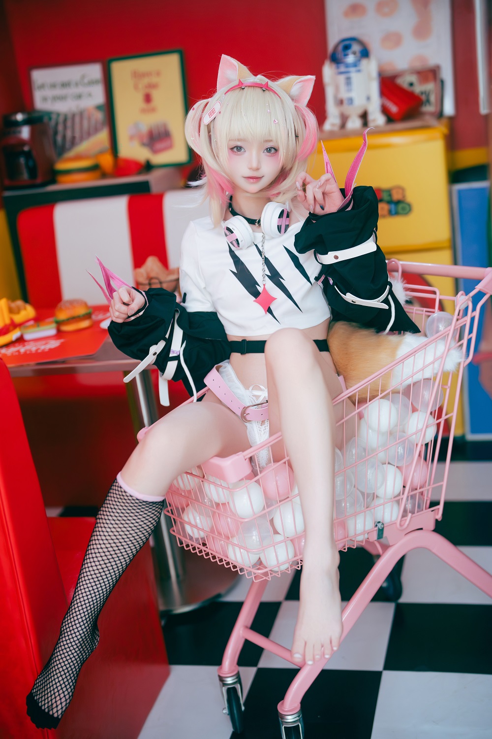 Irisuare爱莉-Hololive-Mococo摩可可[23P] COS网红博主 预览2图