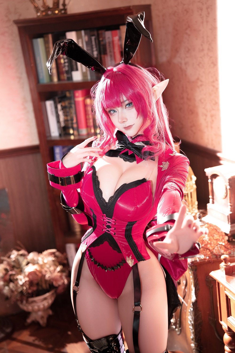 Seya狮砸-FGO-妖精骑士崔斯坦[16P] COS网红博主 预览1图