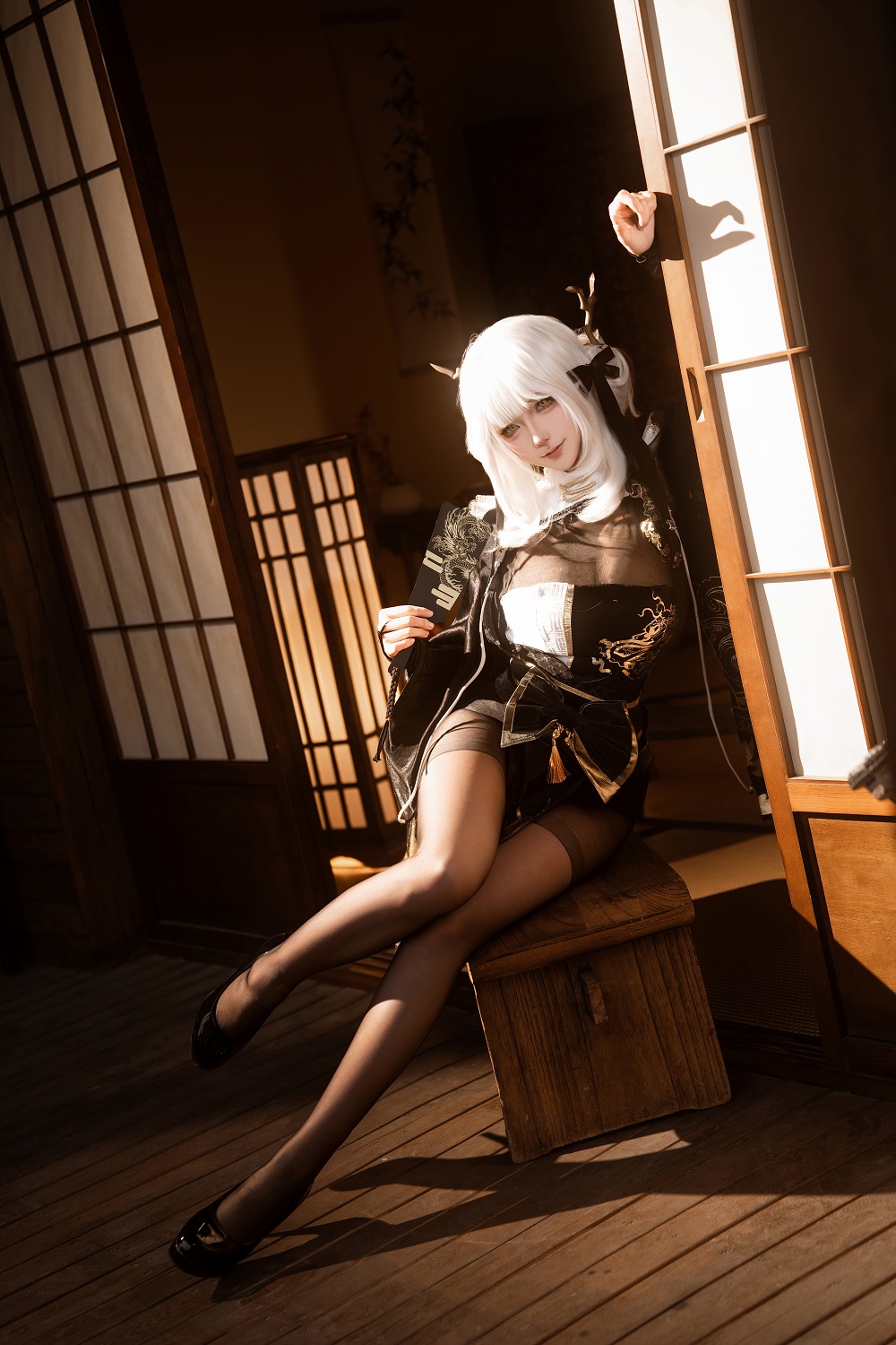 Seya狮砸-Nikke胜利女神-布兰儿和服[12P] COS网红博主 预览1图