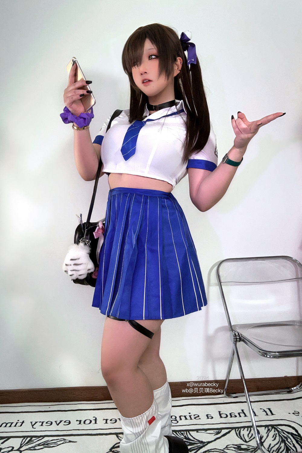 贝贝琪Becky-Nikke胜利女神-娜嘉[74P] COS网红博主 预览1图