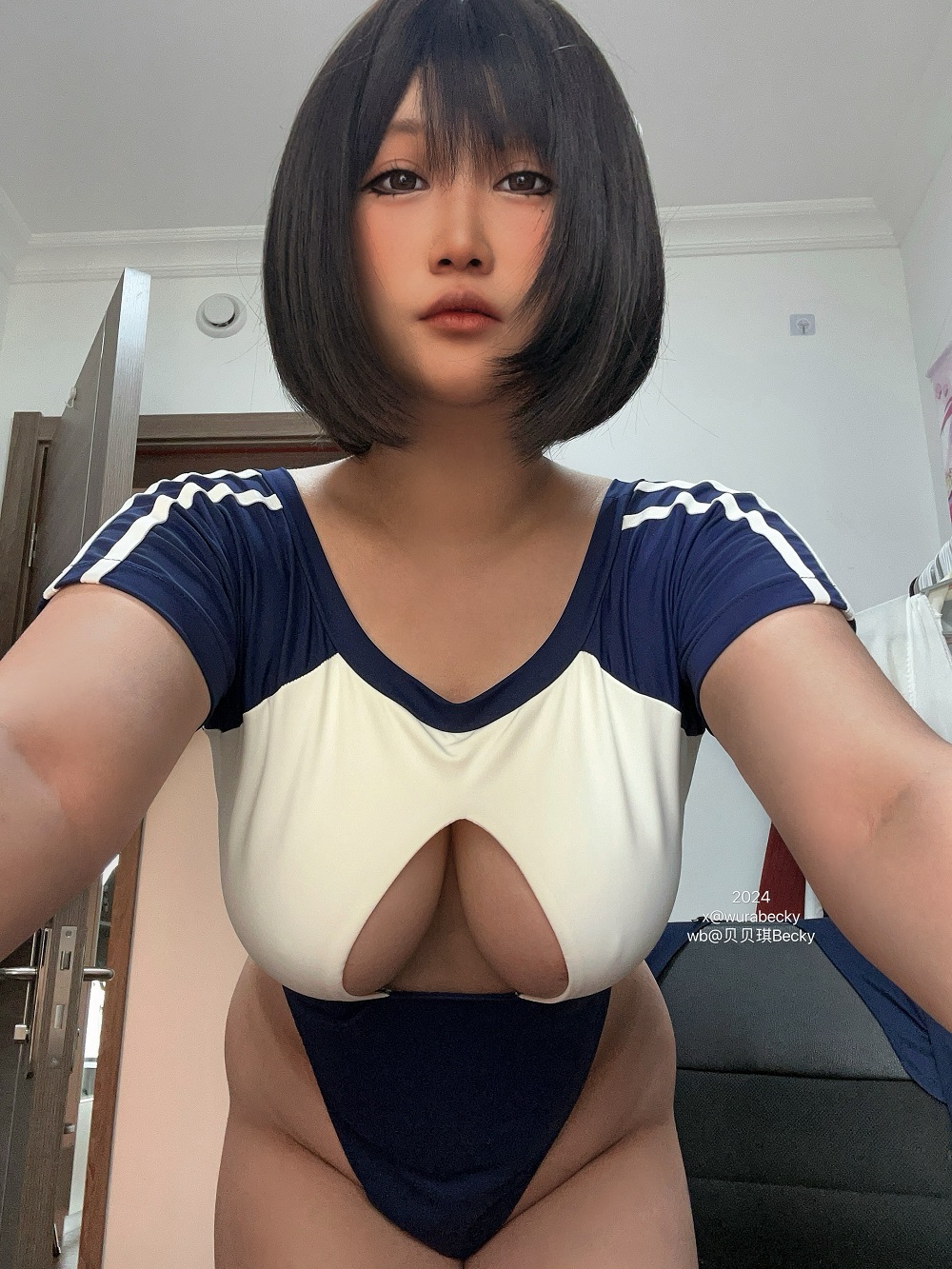 贝贝琪Becky-田径妹妹[56P+6V] COS网红博主 预览1图
