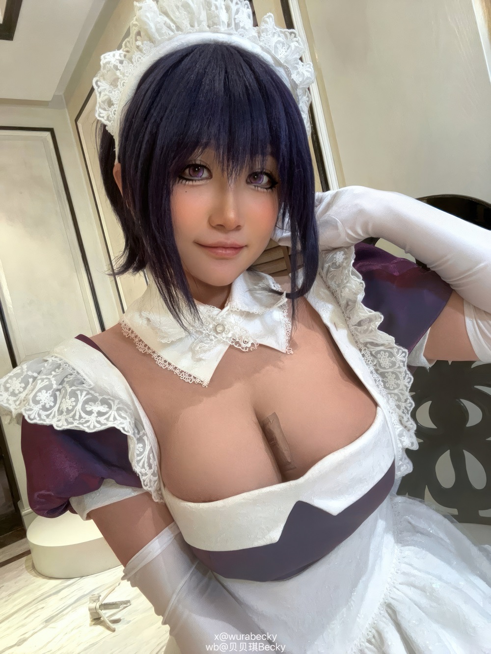 贝贝琪Becky-最近雇的女仆有点怪-莉莉丝[58P+9V] COS网红博主 预览1图