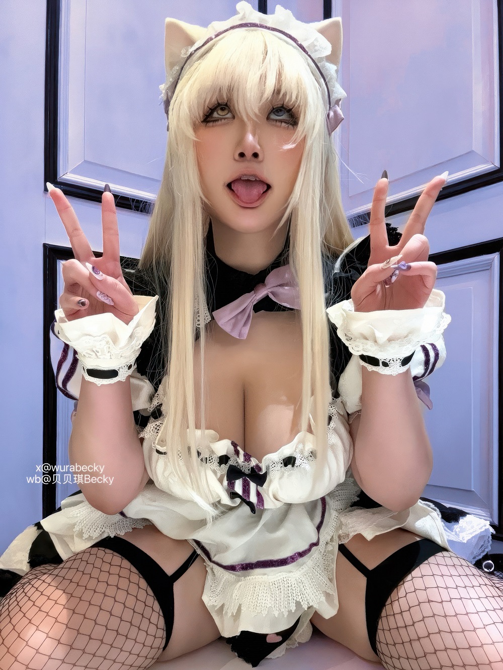 贝贝琪Becky-猫娘乐园·椰子喵[43P+1V] COS网红博主 预览1图