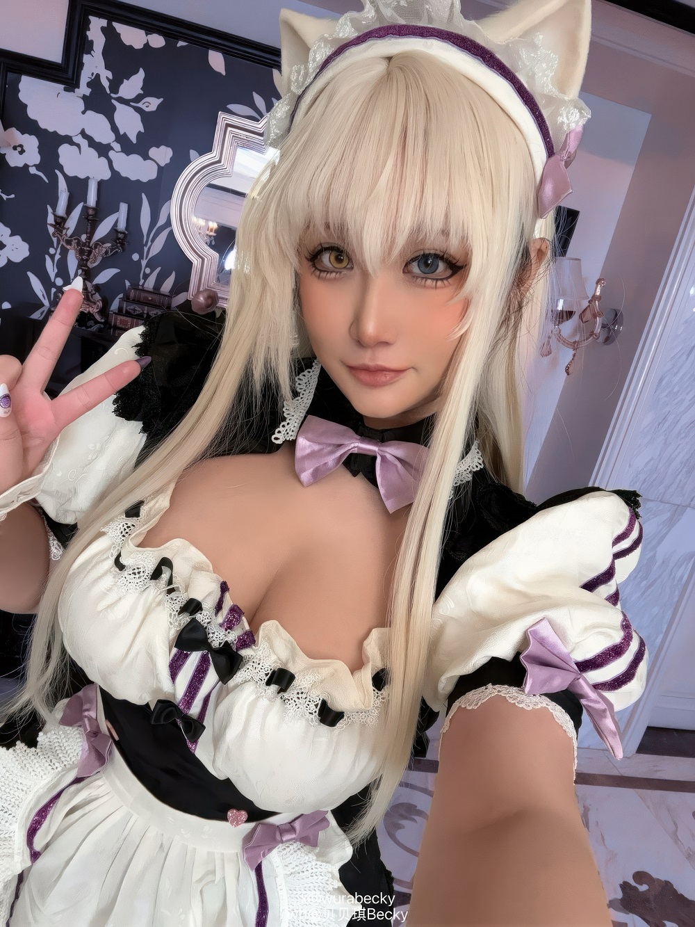 贝贝琪Becky-猫娘乐园·椰子喵[43P+1V] COS网红博主 预览2图