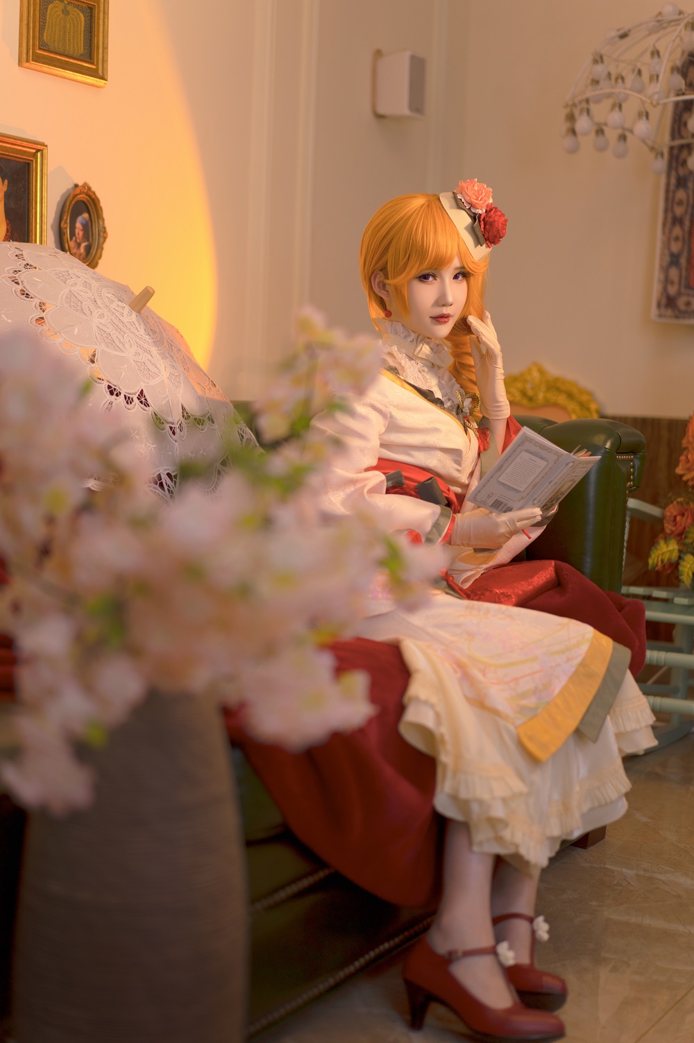花兮honoka-碧蓝航线-黎塞留[18P] COS网红博主 预览1图