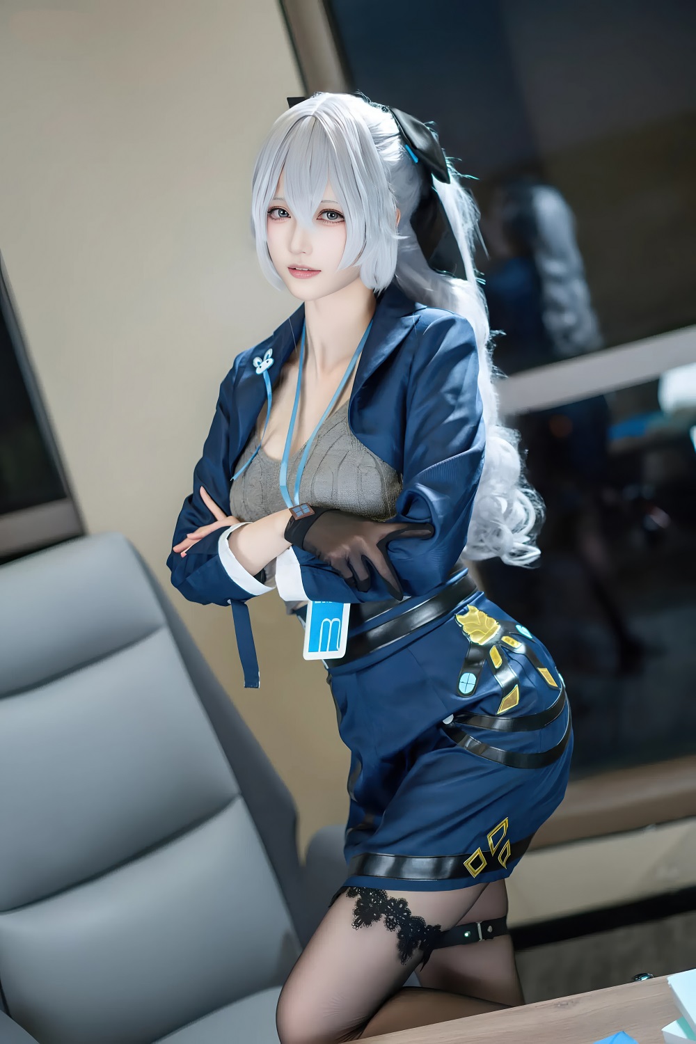花兮honoka-崩坏3-布洛妮娅[10P] COS网红博主 预览1图
