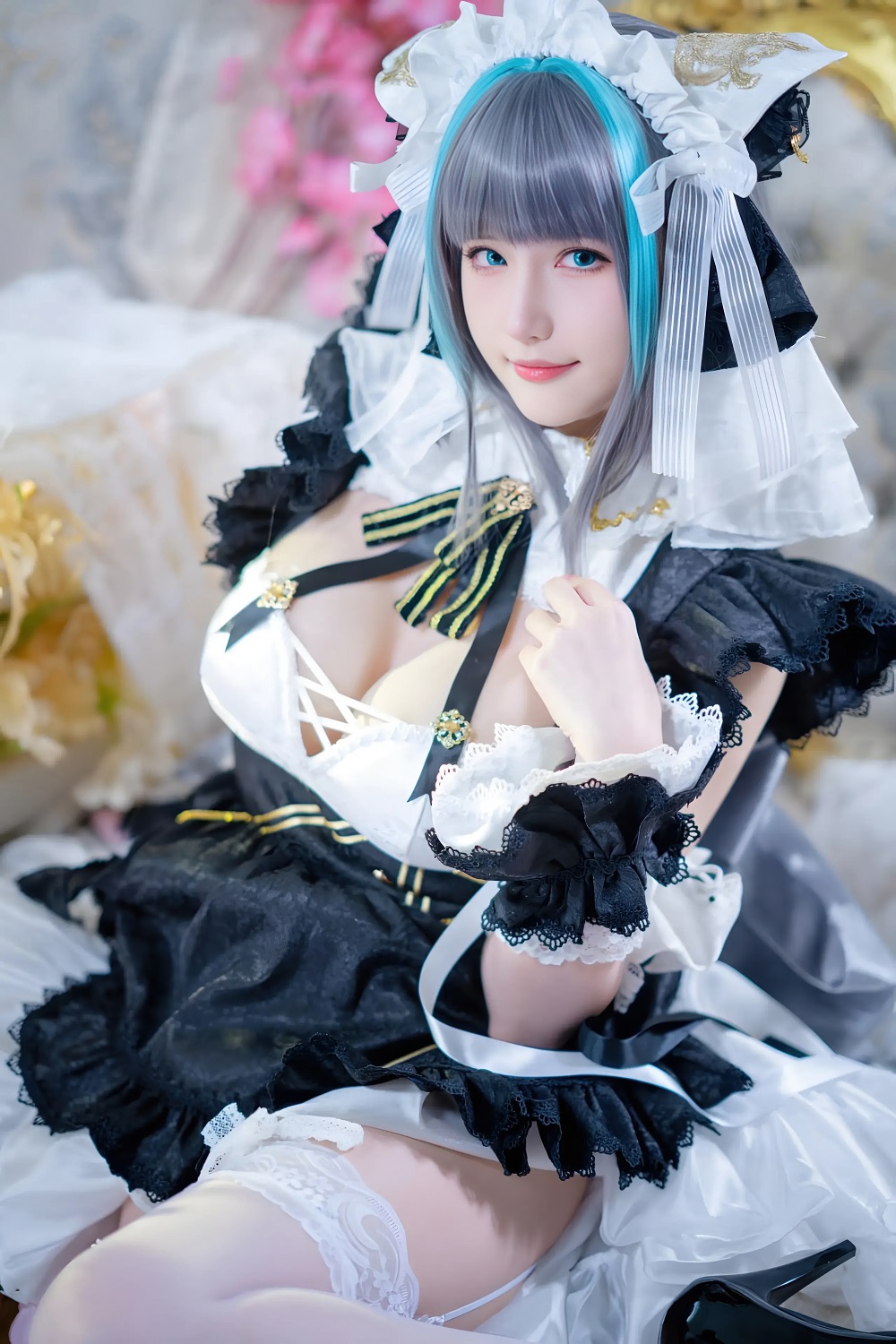 花兮honoka-碧蓝航线-柴郡[10P] COS网红博主 预览1图
