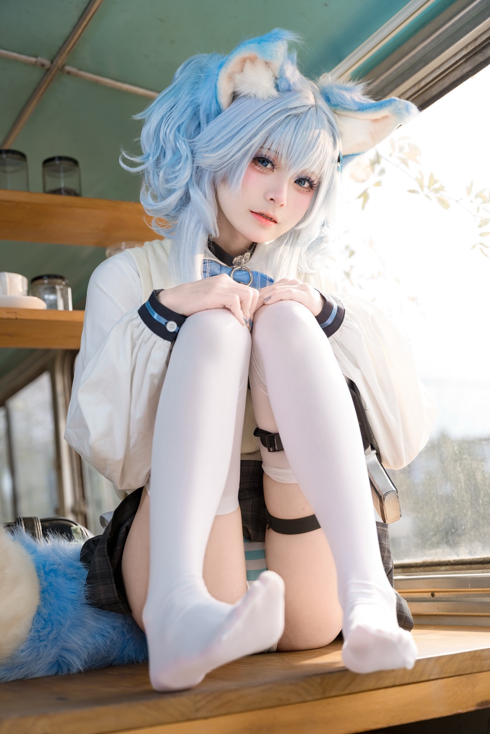九柒喵-少女前线-PA15超高校级心跳物语[45P] COS网红博主 预览2图