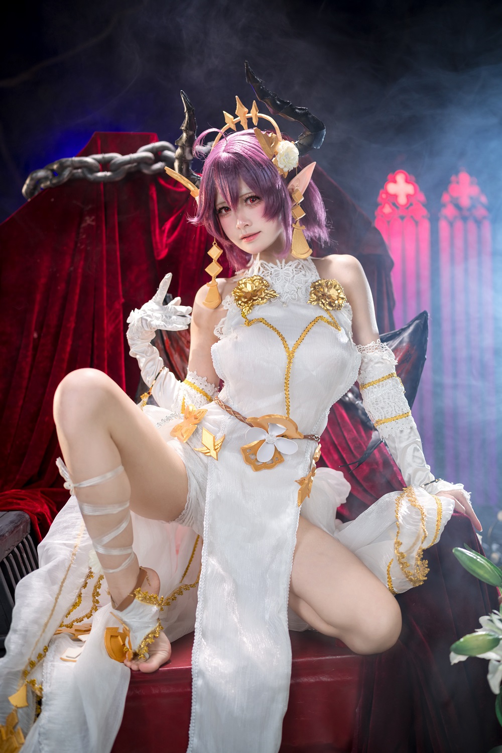 九柒喵-碧蓝幻想-龙姬古蕾雅[32P] COS网红博主 预览2图