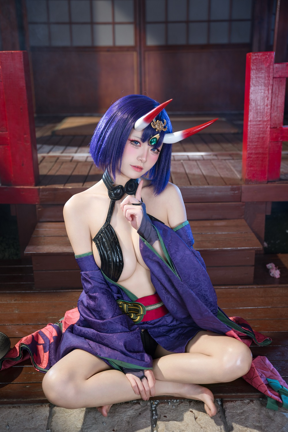 九柒喵-FGO-酒吞童子原皮[92P] COS网红博主 预览1图