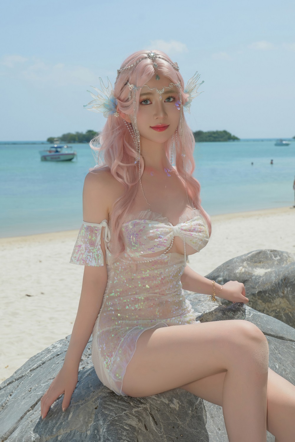 年年nnian-美人鱼[80P] COS网红博主 预览2图