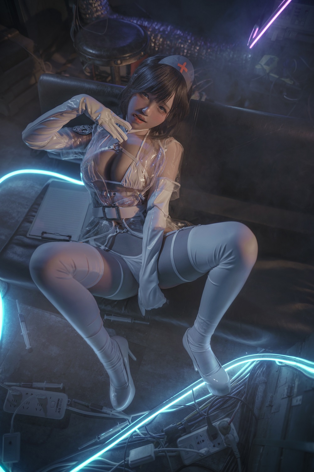 阿薰kaOri-黑暗王朝透明护士[24P] COS网红博主 预览2图