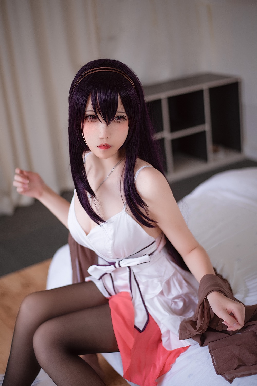 阿薰kaOri-学姐礼服+内衣[33P] COS网红博主 预览1图
