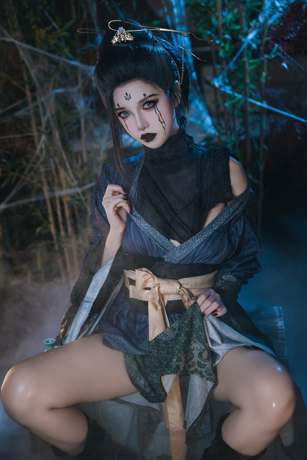 阿薰kaOri-黑神话·悟空-蜘蛛精四妹[141P+16V] COS网红博主 预览2图