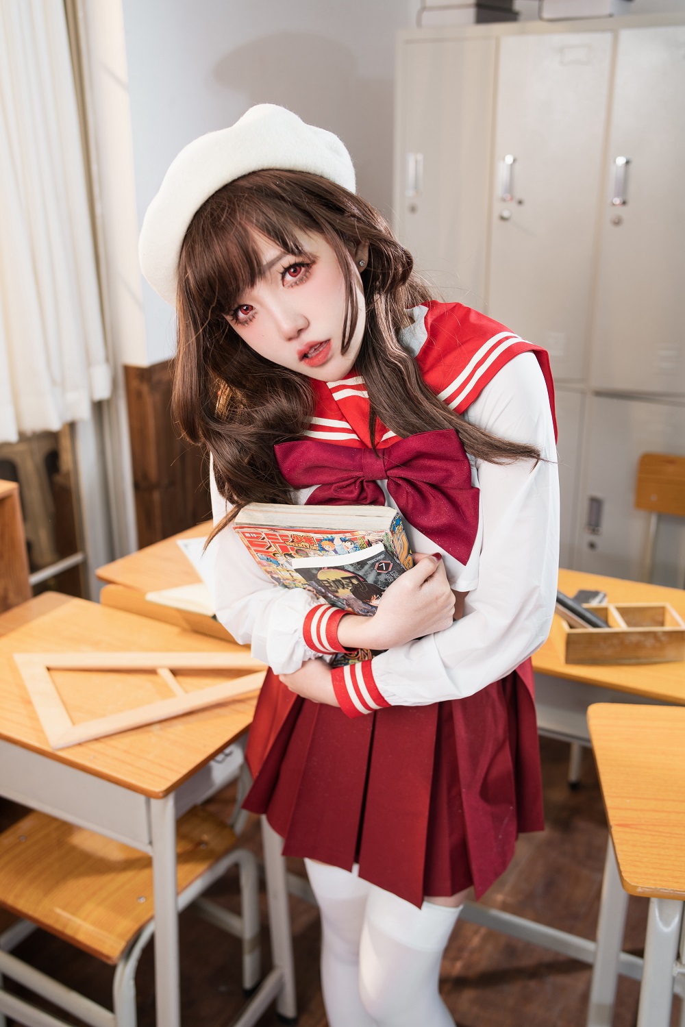 阿薰kaOri-白虎女高中生[110P+21V] COS网红博主 预览1图