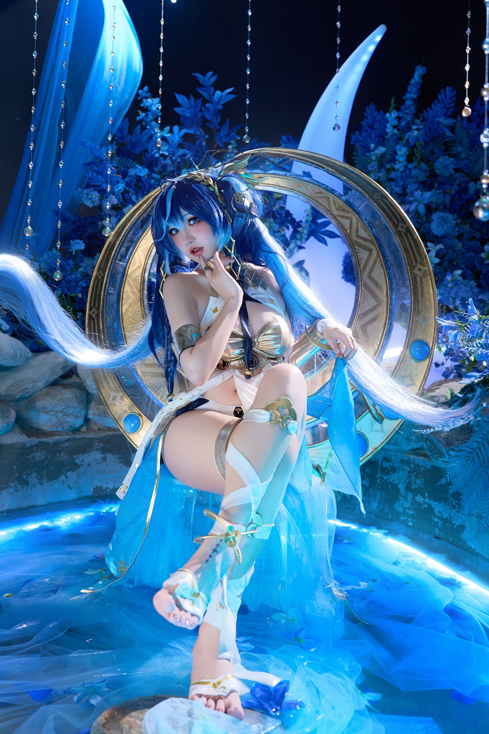 阿薰kaOri-鸣潮-谕女尤诺[377P+15V] COS网红博主 预览2图