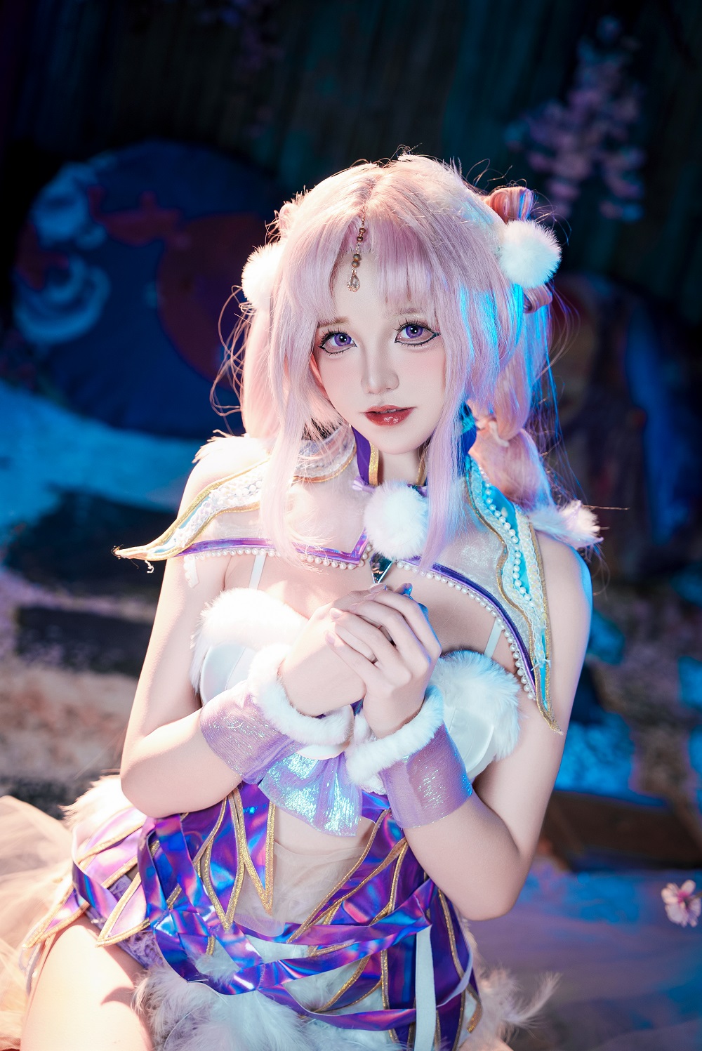 阿薰kaOri-永劫无间-殷紫萍[61P+1V] COS网红博主 预览1图