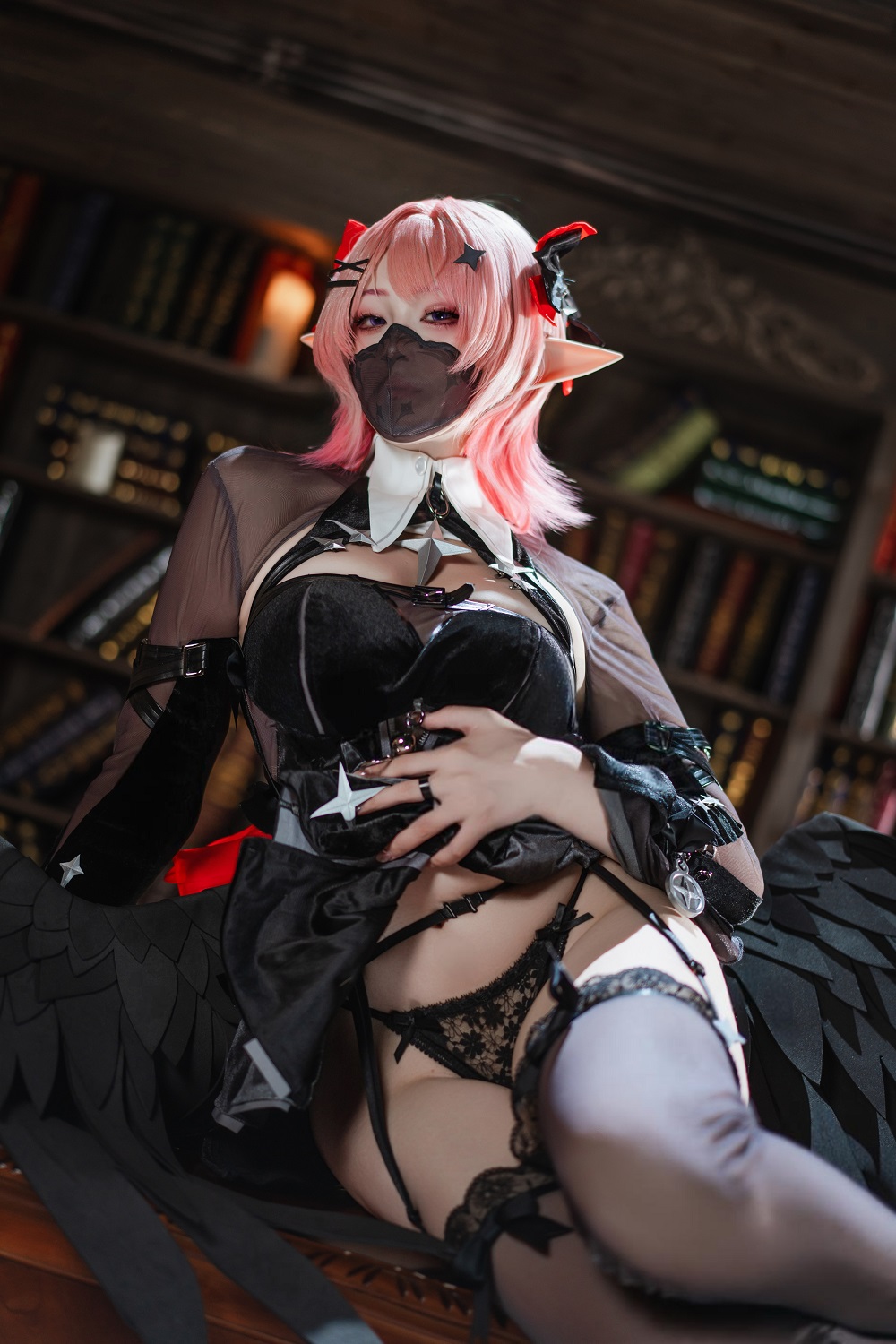 Natsuko夏夏子-绝区零-蕾米埃尔·月夜密语[89P] COS网红博主 预览1图