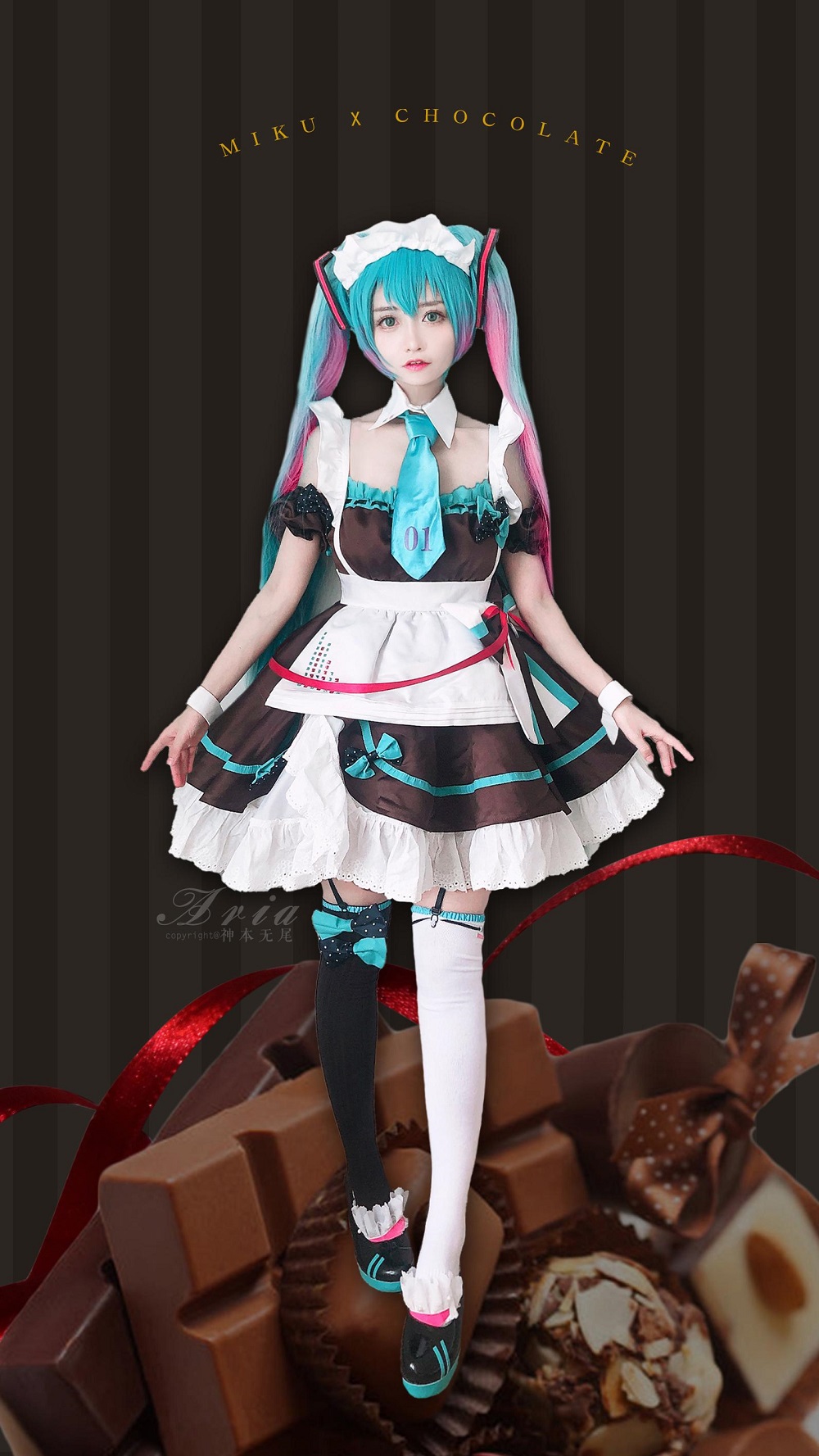 神本无尾Aria-初音未来[72P] COS网红博主 预览1图