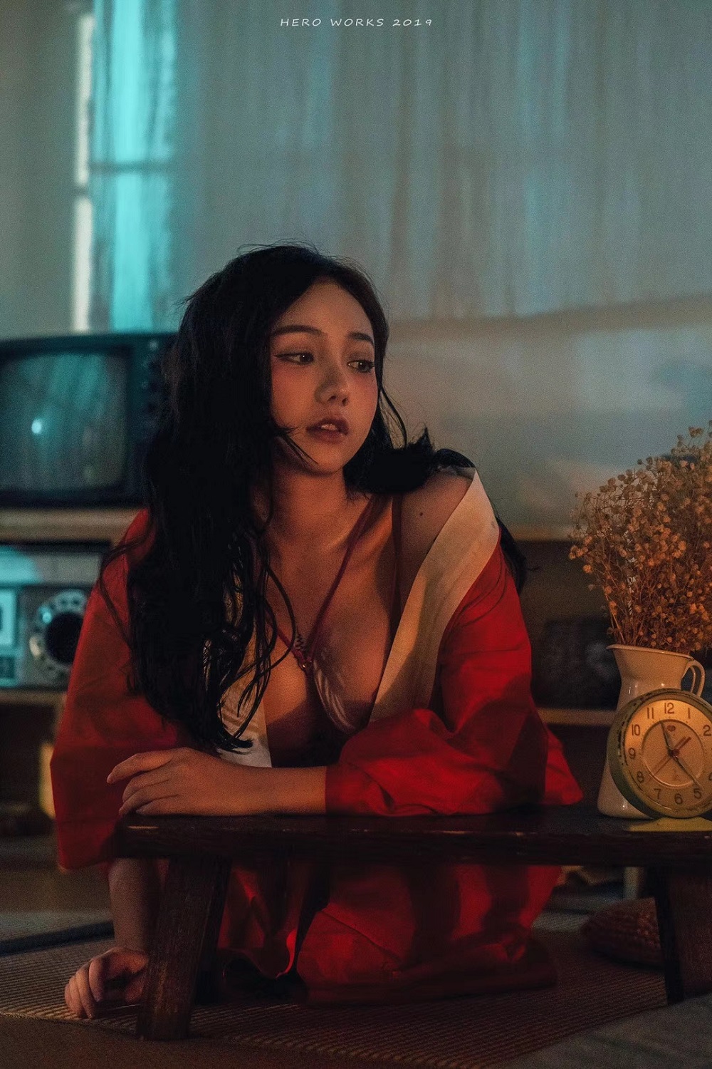 洛丽塔大哥-红色内衣[18P] COS网红博主 预览2图