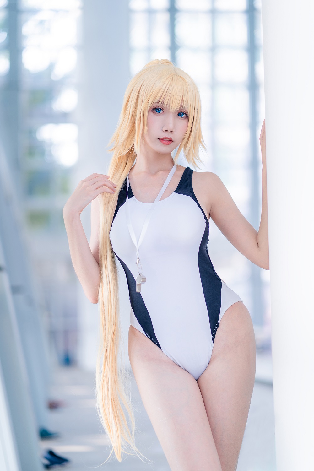 迷失人形QUQ-FGO-黑白贞德[31P] COS网红博主 预览2图