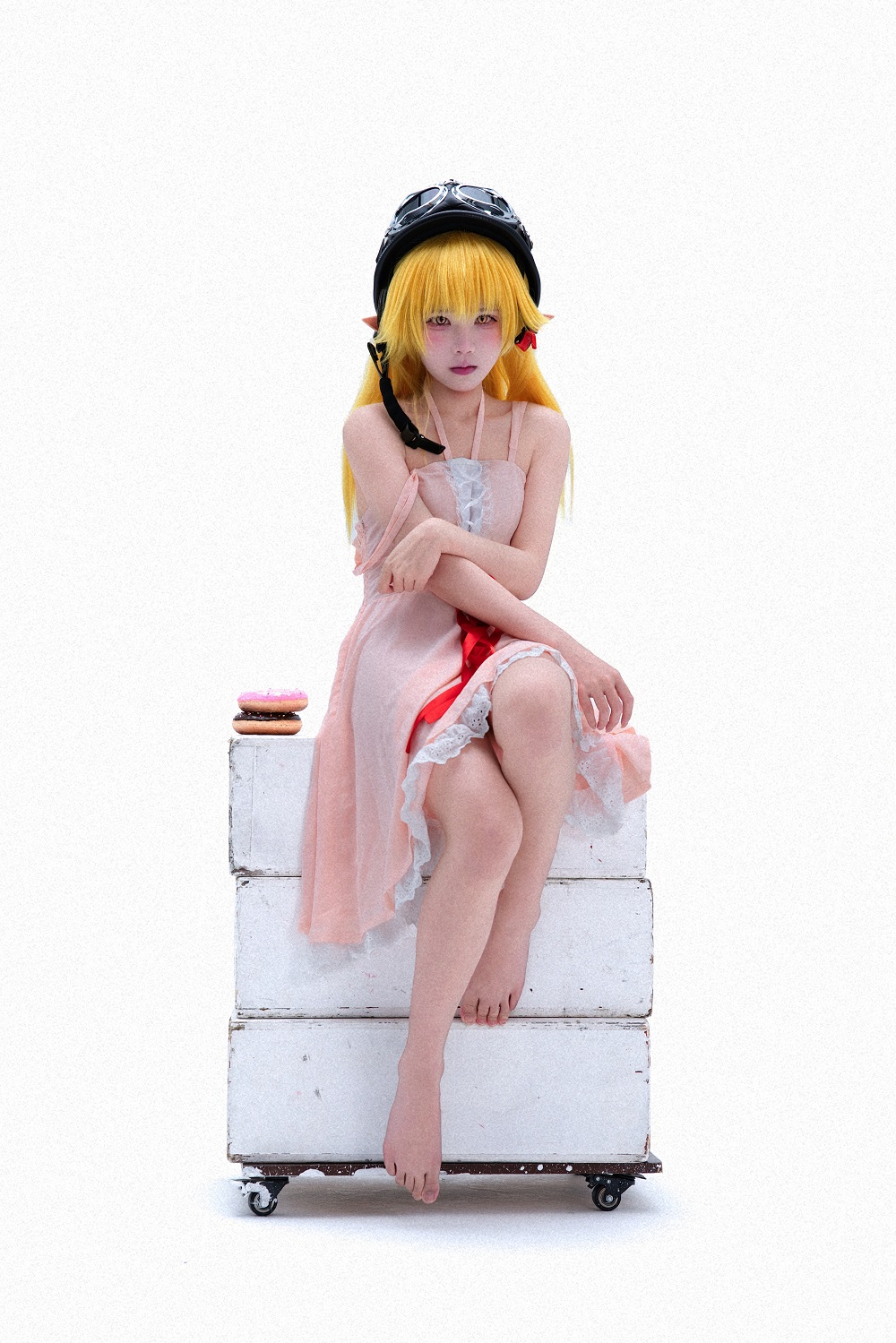清水凪-物语系列-忍野忍[52P] COS网红博主 预览1图