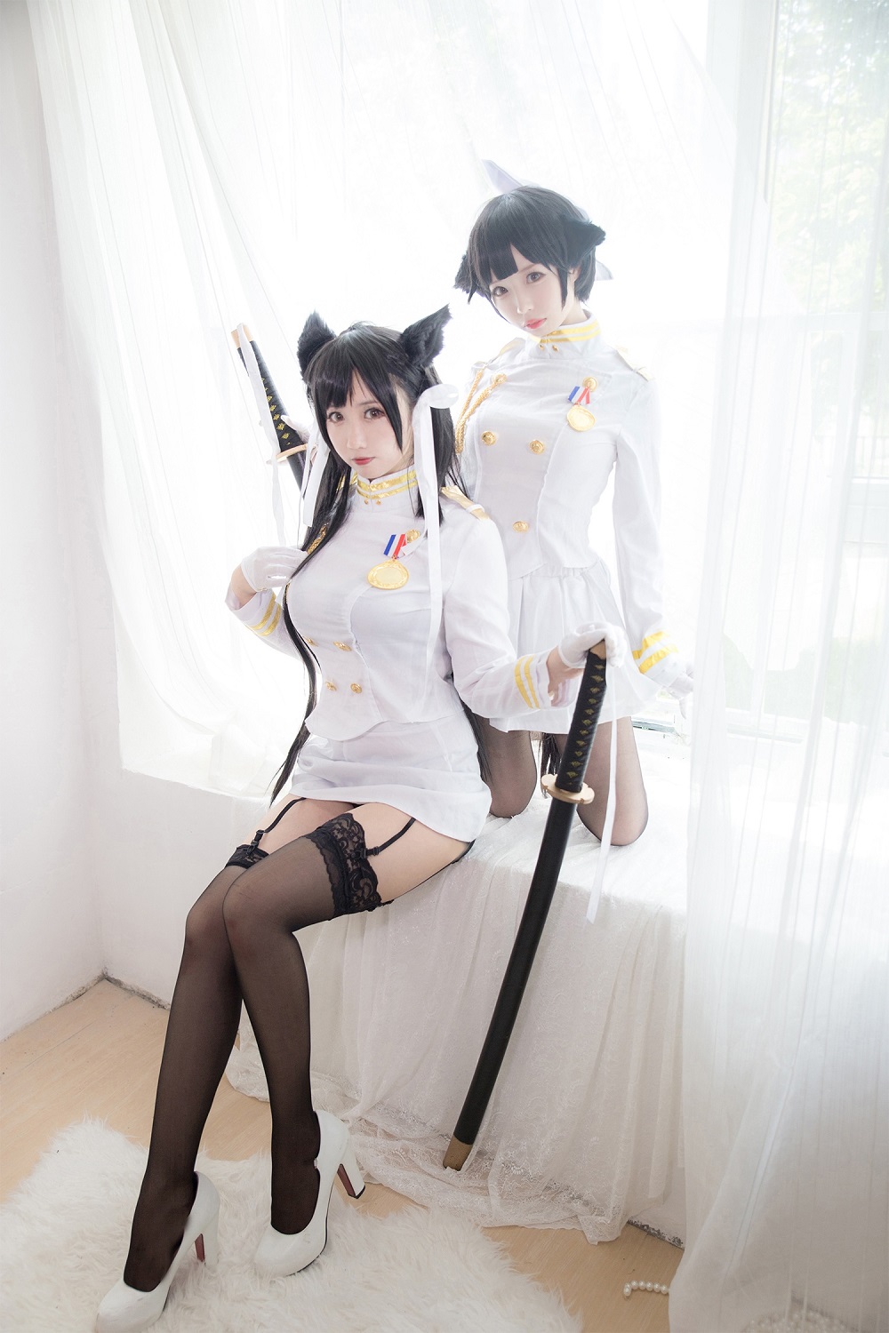 雪香川SUI&BB大王是大宝贝-高雄&爱宕[24P] COS网红博主 预览1图