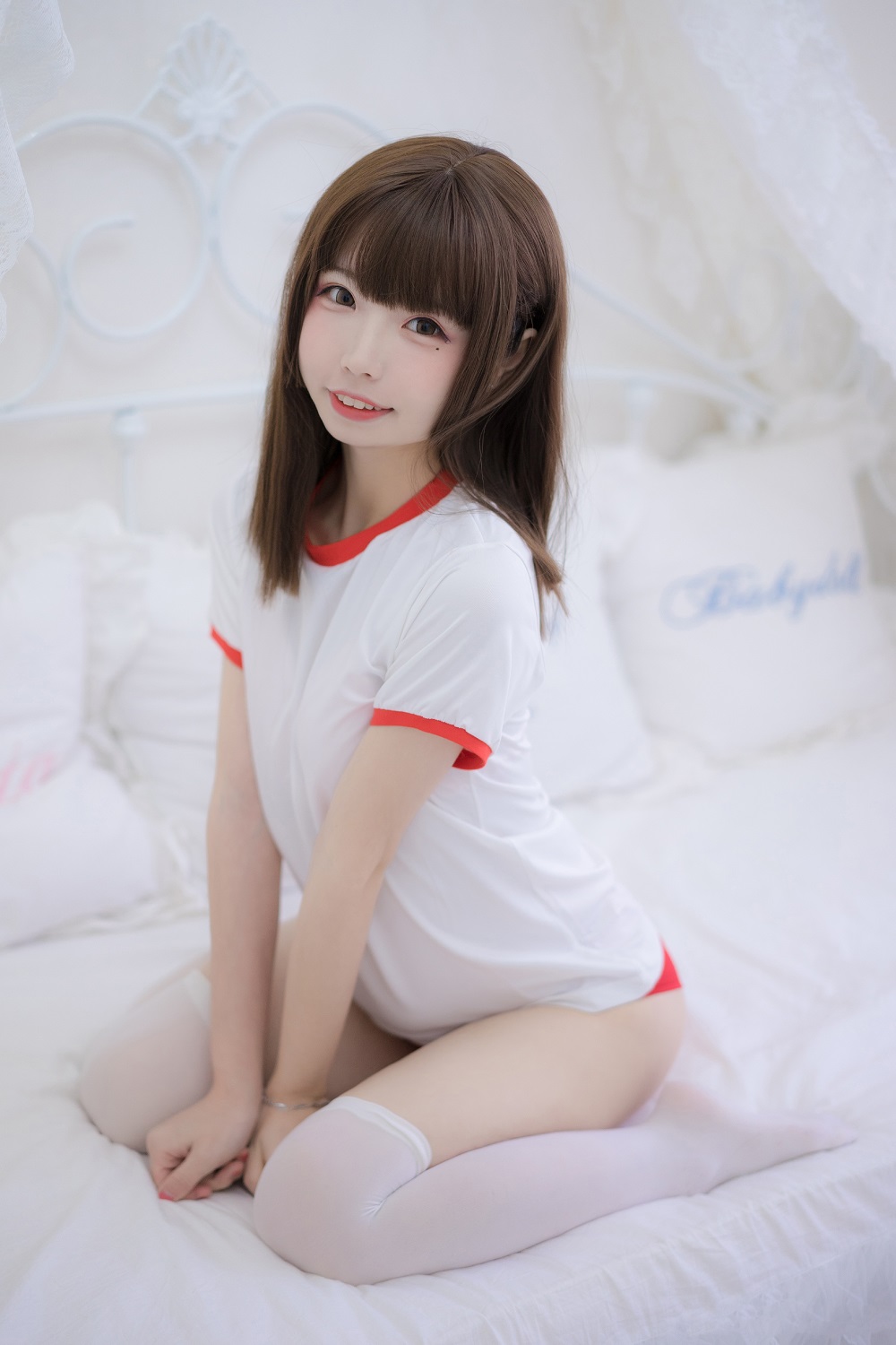 雪香川SUI-红白体操服[28P] COS网红博主 预览2图