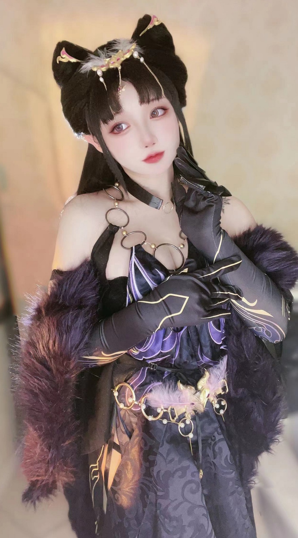 糖祈祈-永劫无间-玉玲珑自拍[9P+1V] COS网红博主 预览1图