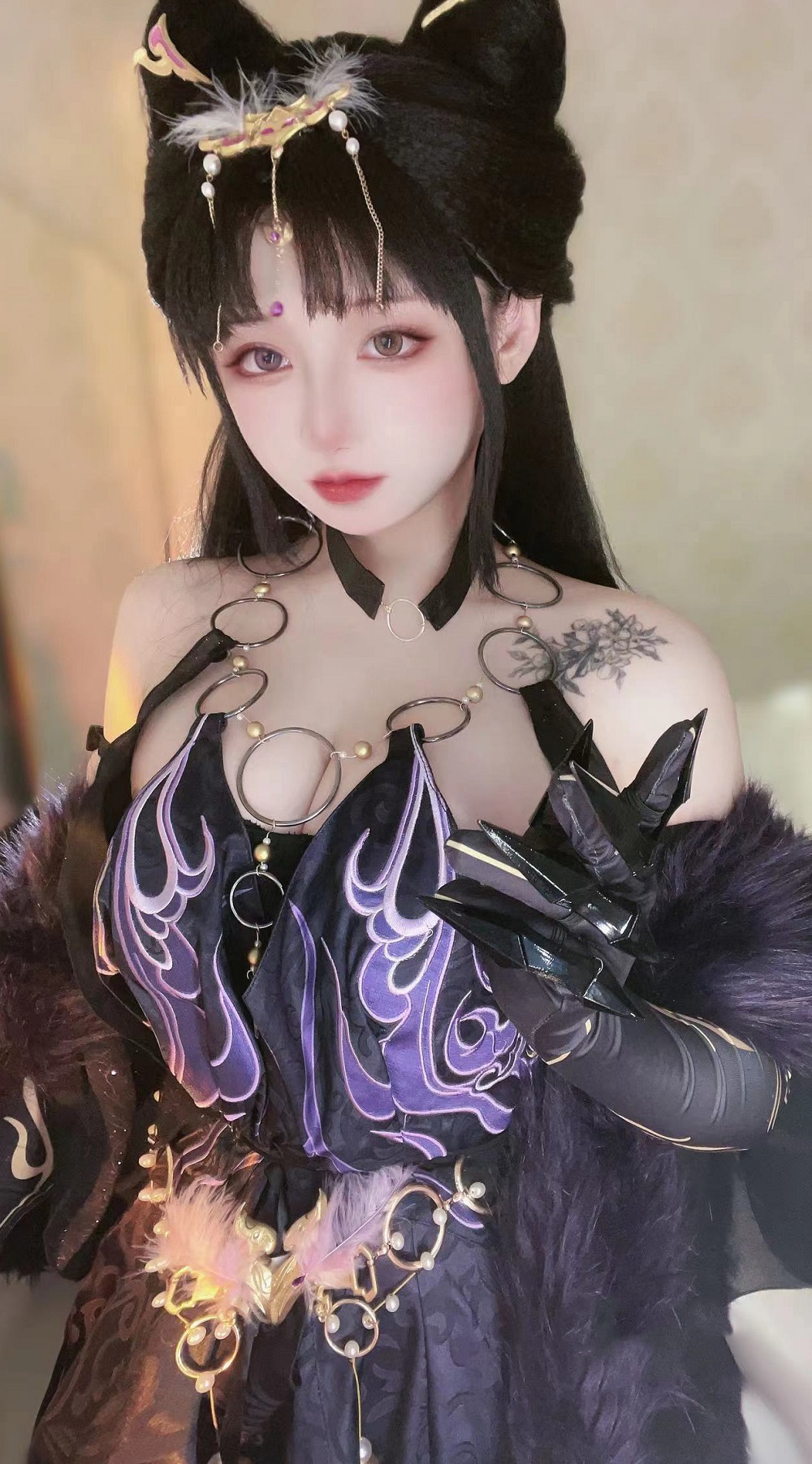糖祈祈-永劫无间-玉玲珑自拍[9P+1V] COS网红博主 预览2图