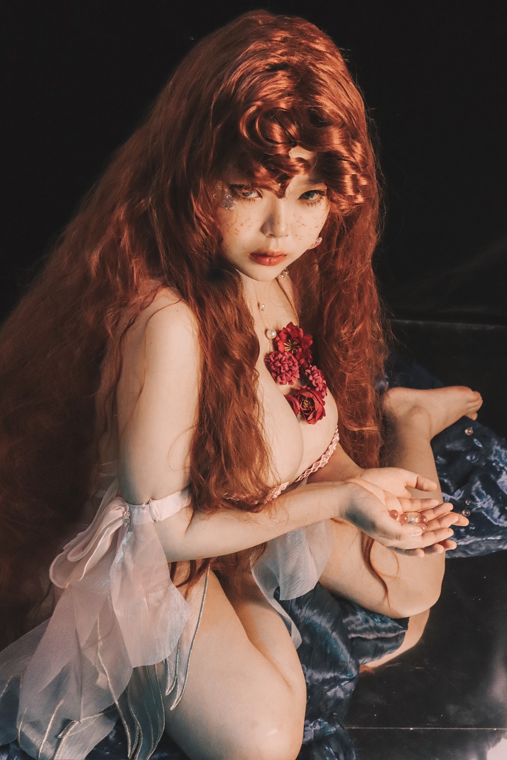 茶杯不泡Tea-河流之女[30P] COS网红博主 预览1图