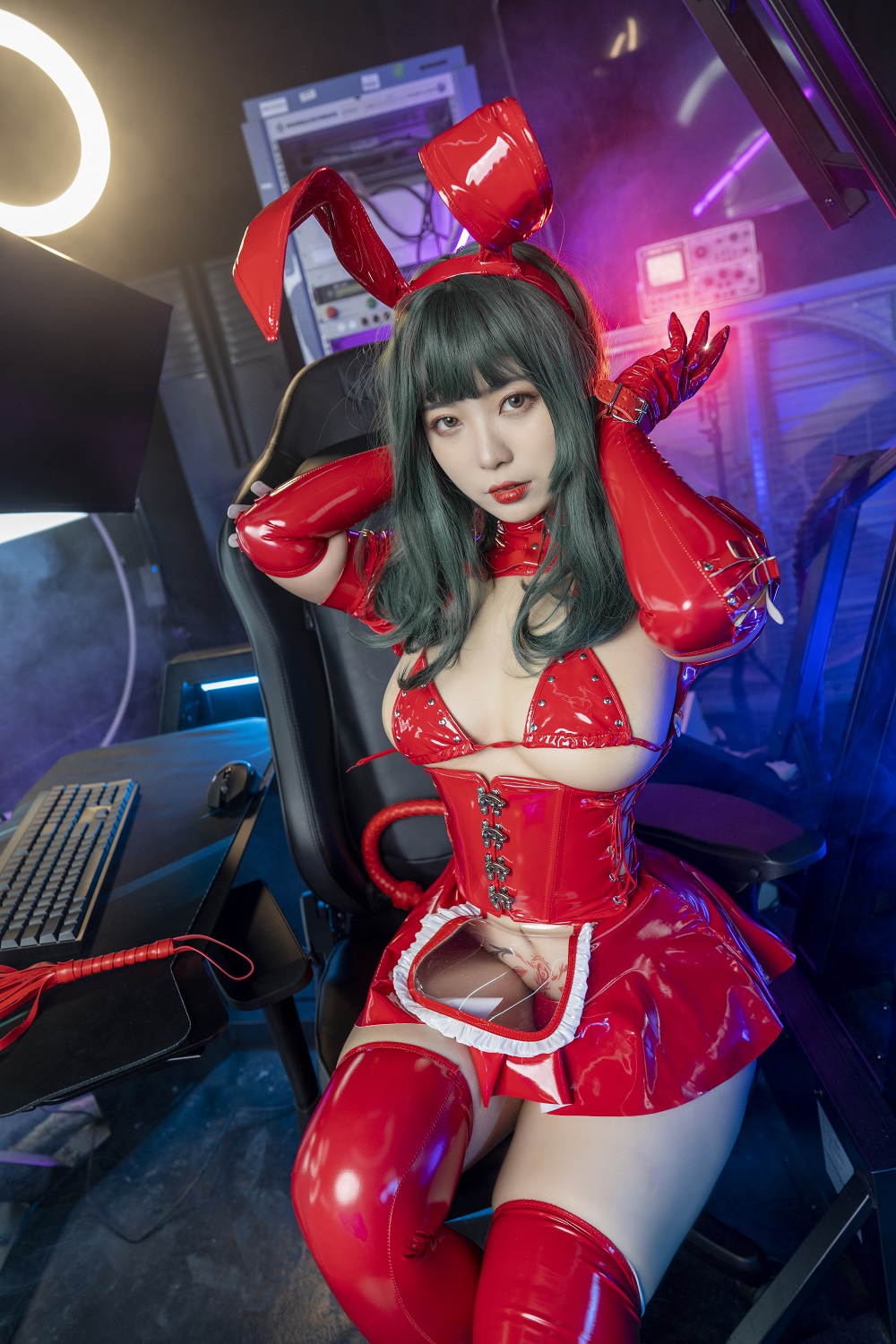 珟珏Dita-暗黑兔女郎[40P] COS网红博主 预览2图