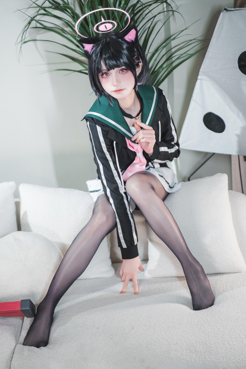 双木扶苏-蔚蓝档案-杏山和纱[35P] COS网红博主 预览1图
