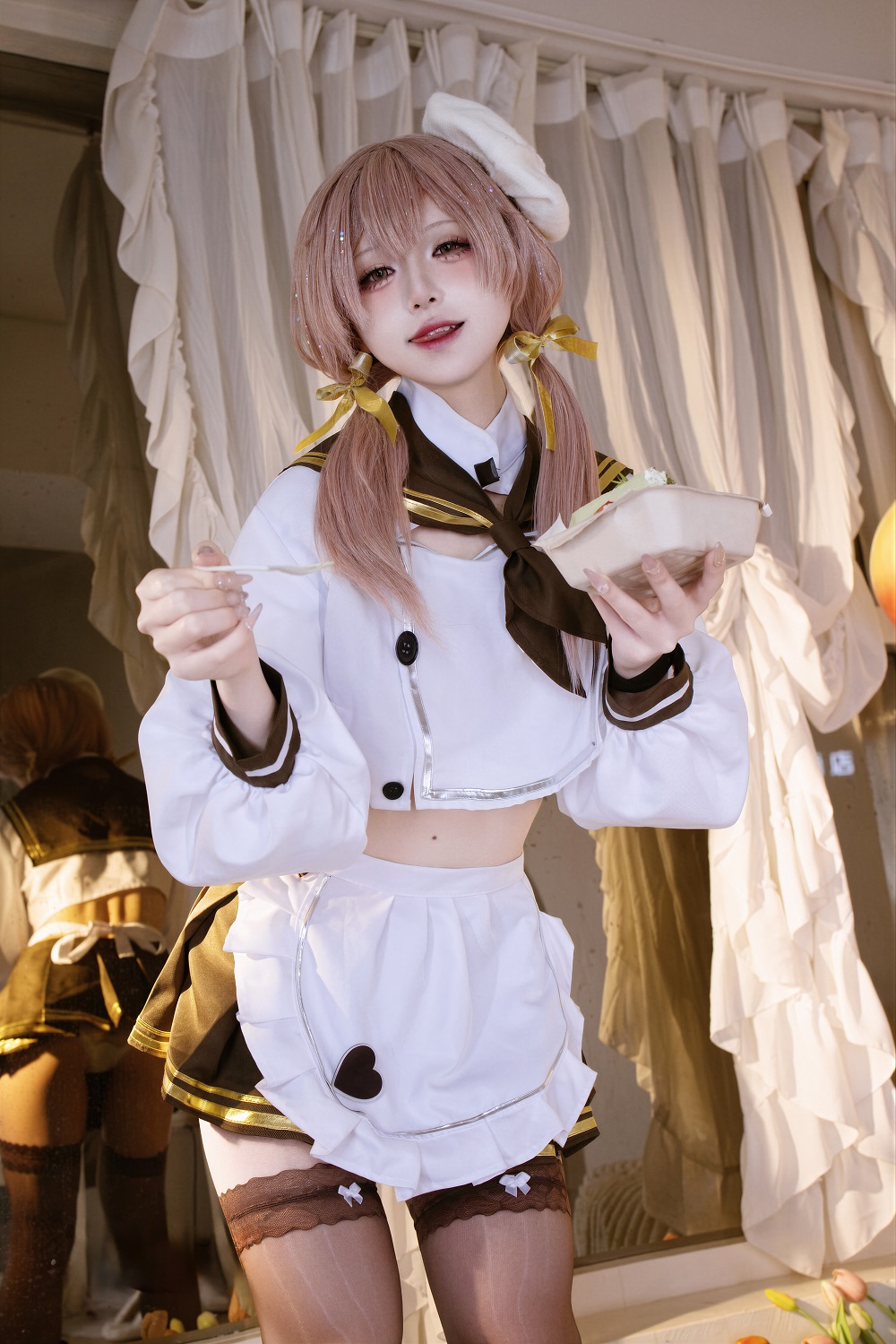 双木扶苏-Nikke胜利女神-布蕾德女仆[30P] COS网红博主 预览1图