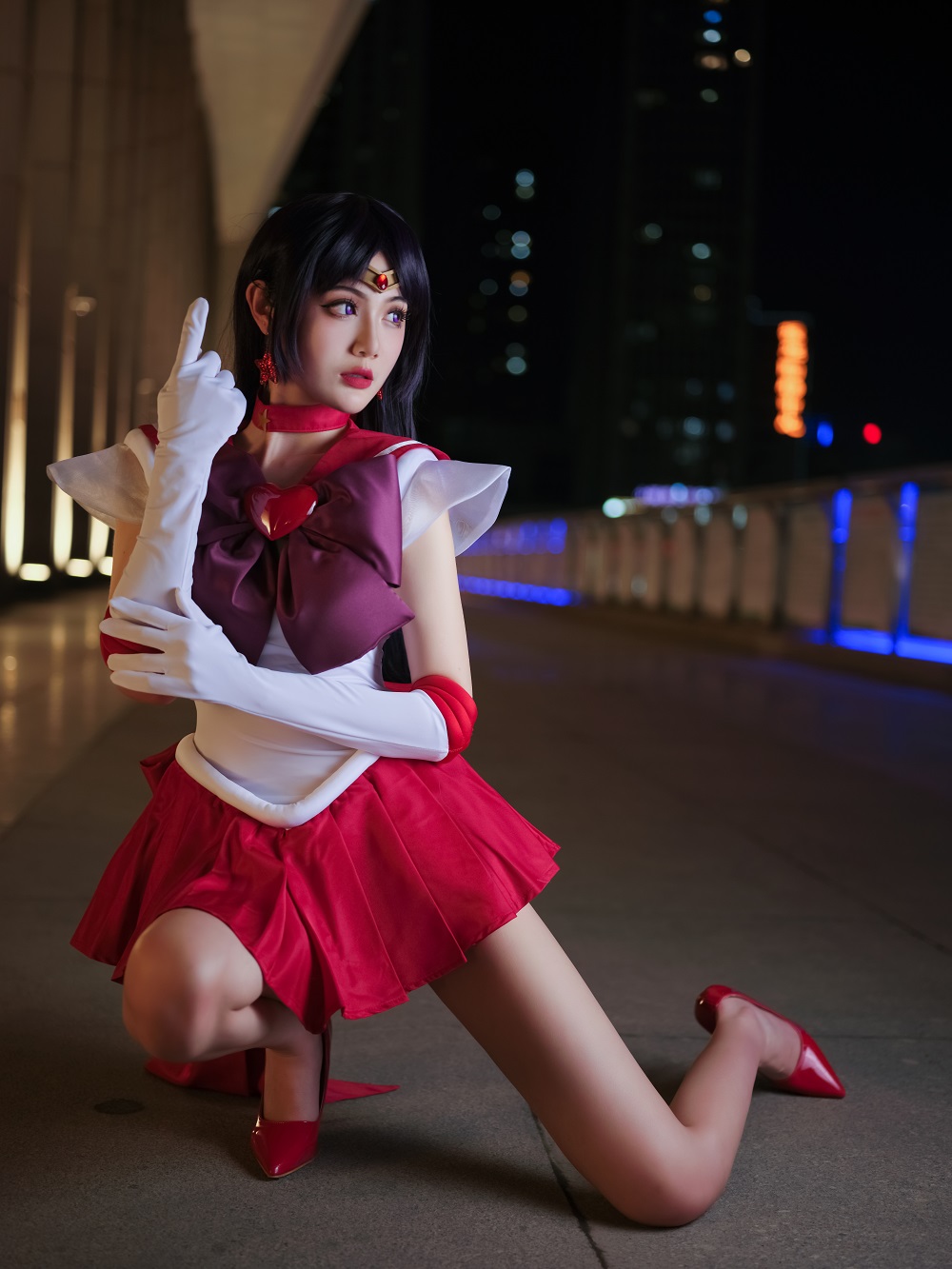 一米八的大梨子-美少女战士-火野丽[45P] COS网红博主 预览2图